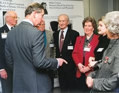 Volunteers meet HRH The Prince of Wales on his visit to the Centre. (Courtesy of Paul Barker, Northern Light Photography)