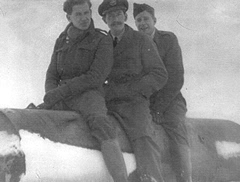 Ron, Dai and Bruce, 1944 Waddington
