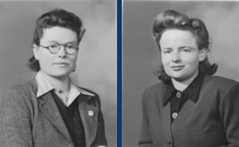 The "two Elizabeths" who helped Stan Hope in Belgium - they sheltered people while their papers were being forged