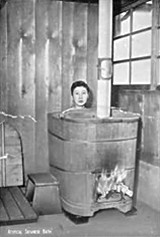 A typical Japanese bath