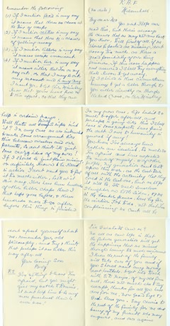 Boy Webster's 'last letter'