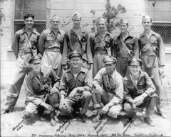 crew photograph taken in Savannah, Georgia just before going overseas, 1944.