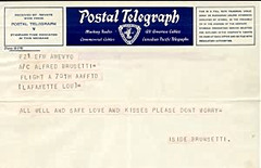 A telegraph from Iside to Alfeo.