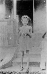 Celia as a young girl just after the war