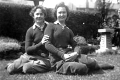 Nora and Sadie on a few days leave in 1943