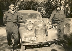 Arthur and his German car.