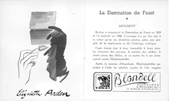 Programme from the Th&eacute;atre National De L'Op&eacute;ra, Paris, dated 14 October 1945.