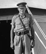 John Cloudsley-Thompson as an Orderly Officer with the 4th County of London Yeomanry in El Amiriya, October 1941