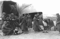 'Brew up' on the 'F' Route, January 1942.