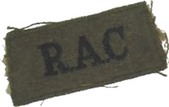 RAC cloth badge