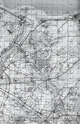 Map issued to officers of the 6th Airborne Division.