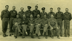 Major Smale with fellow prisoners at Eichstatt
