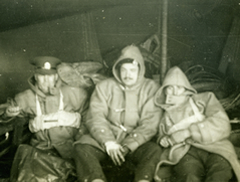 Training at sea. Dartmouth, 1940.