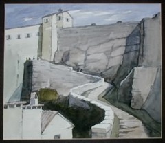 Gavi castle. N Italy POW camp.