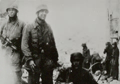 Robert, left at Monte Cassino, 1944.