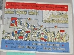 1944 Christmas air letter from scrap book