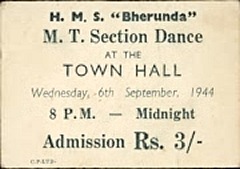 'Ashore at last', MT section dance, September 1944