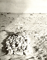 Larry�s grave at Alamein