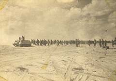 Rounding up the prisoners at Alamein Nov 1942