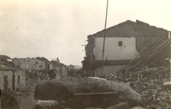 Sicily in a mess. August 27, at the end of the campaign. From the 
              papers of H.L. Barter.