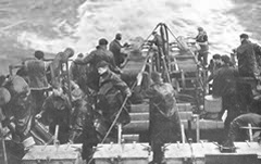 Photograph taken during a patrol by the Second Support Group, February 1944. Taken from CB 04050/44(2) Monthly Anti-Submarine Report February 1944
