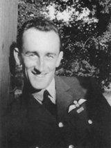 Flight Lieutenant James 'Sandy' Sanders DFC in 1940.