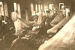 Our barrack room on the hospital site.