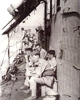 Invasion of Pantelleria on board an LCI, 10.6.43 from the papers of G. Wooler