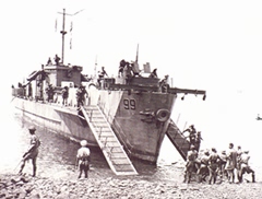 LCI on trial for Normandy landing, Pantelleria. G Wooler
