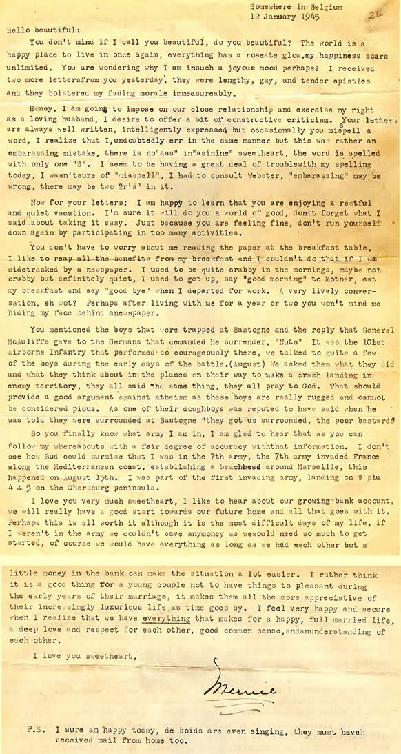 Lundgren letter