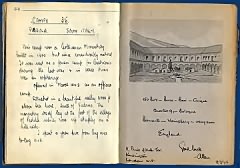 Campo 35 Padula, South Italy from the POW log of Bill Chambers.