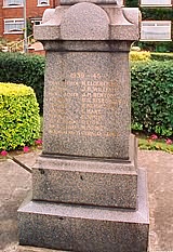 Eston War Memorial near Middlesbrough 