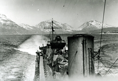 Norway May / June 1940. Racing through the Narrows, always a bad place to meet bombers.