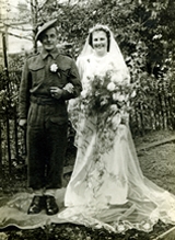 George Parsons wedding photograph, 1941.