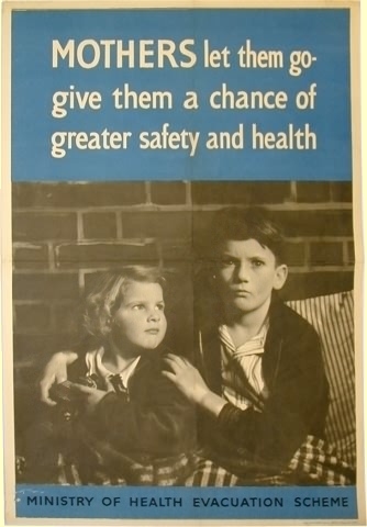 Mothers let them go - give them a chance of greater health and safety. Ministry of Health Evacuation Scheme.