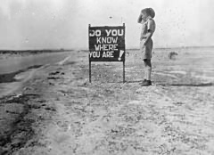 Where the desert coast road reached the Alamein front line