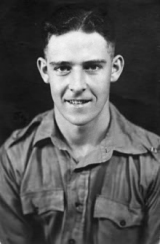 Photograph of John Wyatt taken during jungle training at Alor Star, 
              Malaya, November 1940