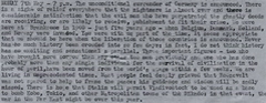 Montague Burton's letter to his son, Raymond, serving overseas. It might be noted, concerning the reference to 'figures leaving the world's stage', that this would quite soon apply to Churchill too, though temporarily.